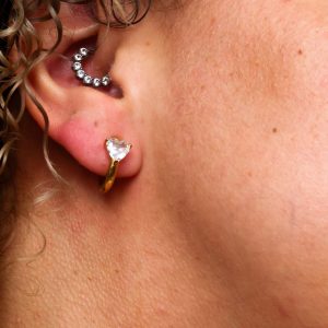 Boucles cœur élégance