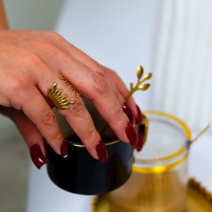 Bague sculptural réglable